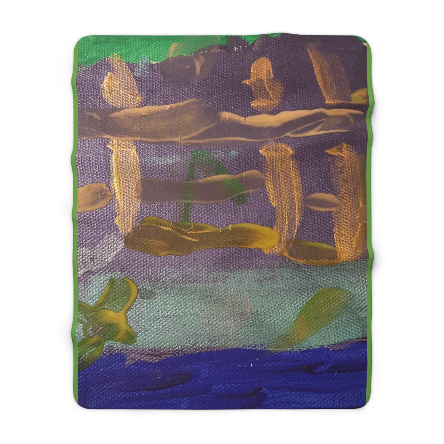 Abstract art Sherpa Fleece Blanket