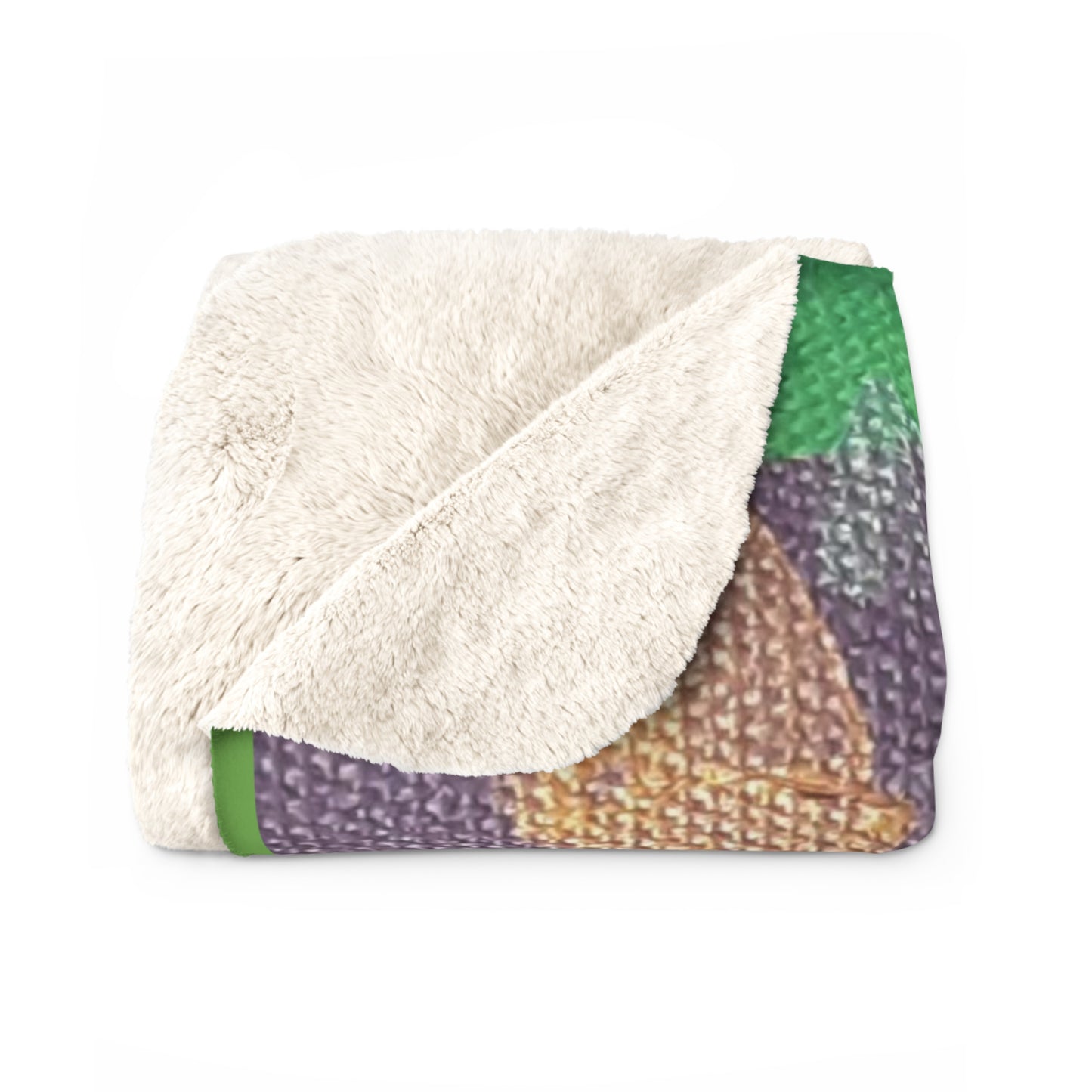 Abstract art Sherpa Fleece Blanket