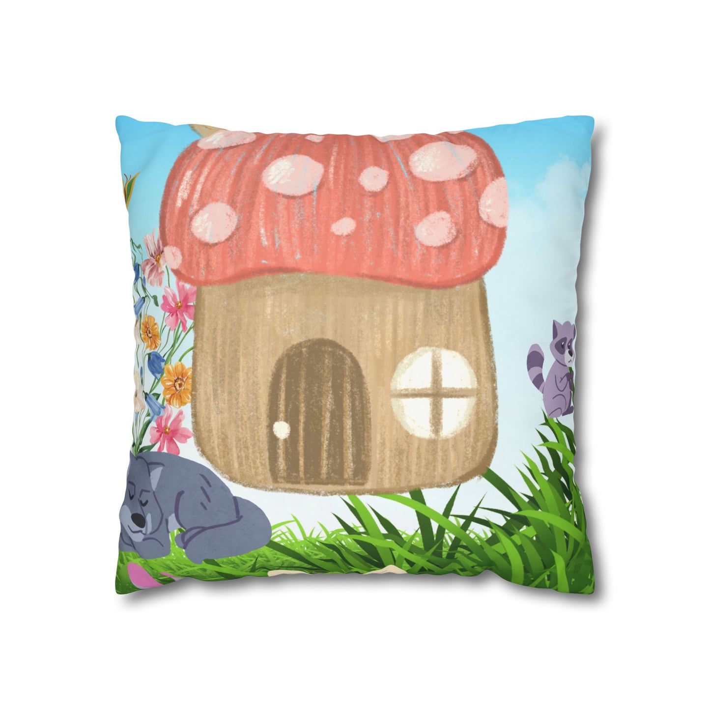 Sumer cottage Spun Polyester Pillowcase