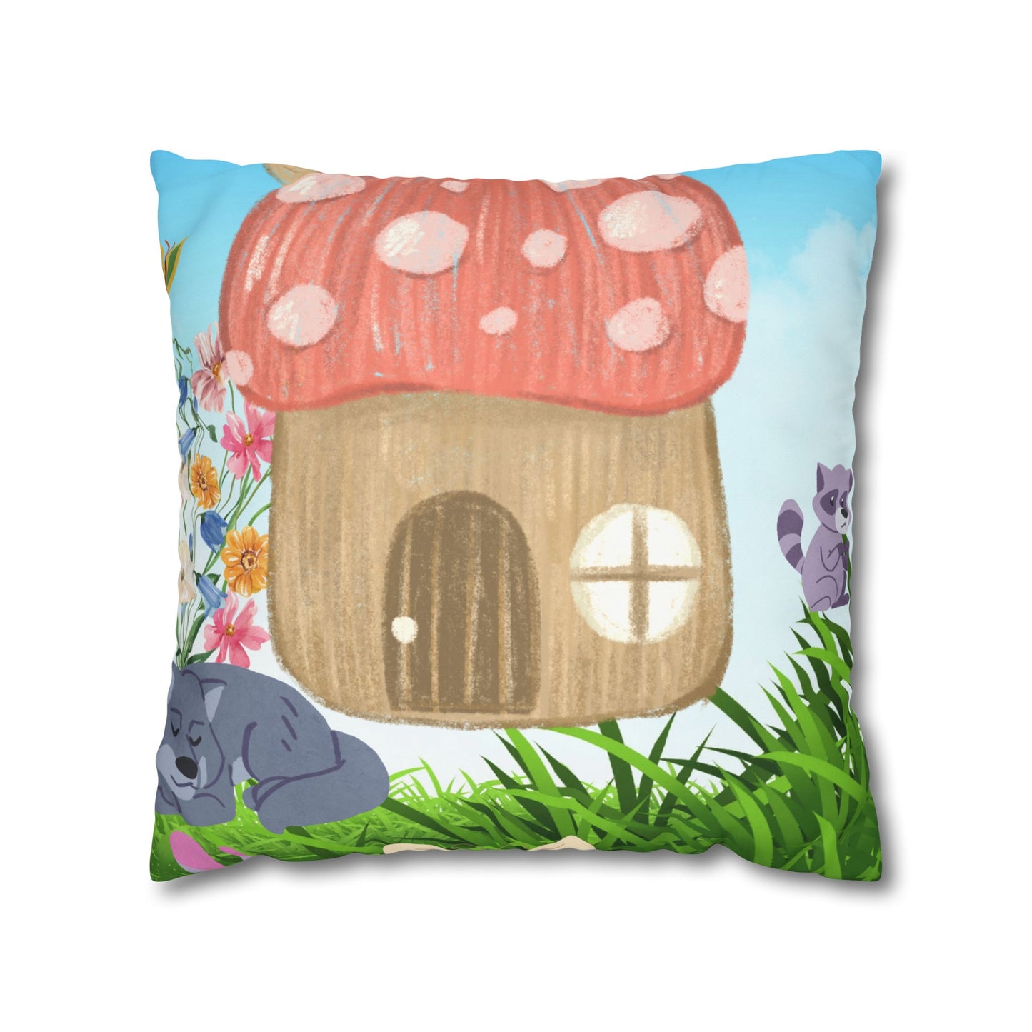 Sumer cottage Spun Polyester Pillowcase