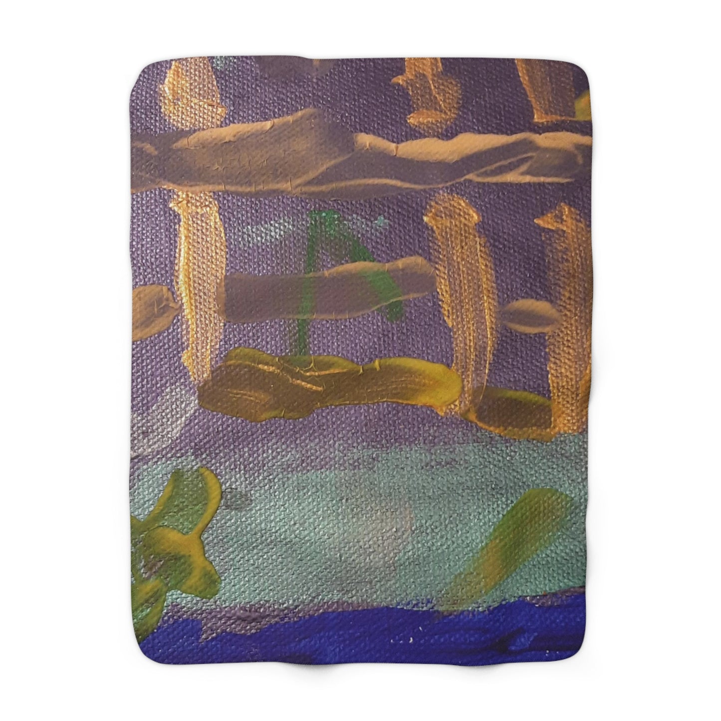 Abstract art Sherpa Fleece Blanket