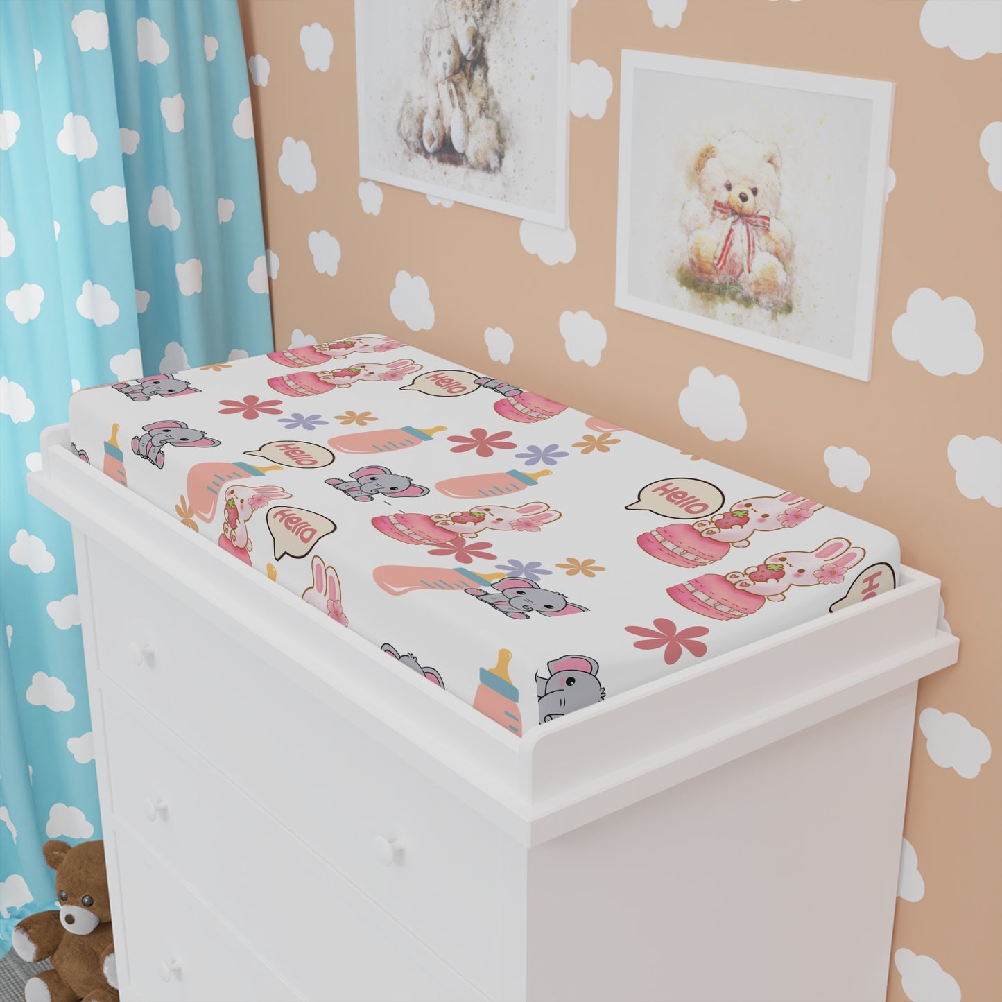 Strawberry baby Lala Baby Changing Pad Cover