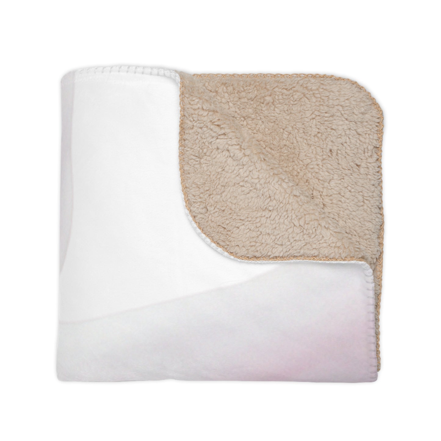 beautiful flower Tan Sherpa Blanket