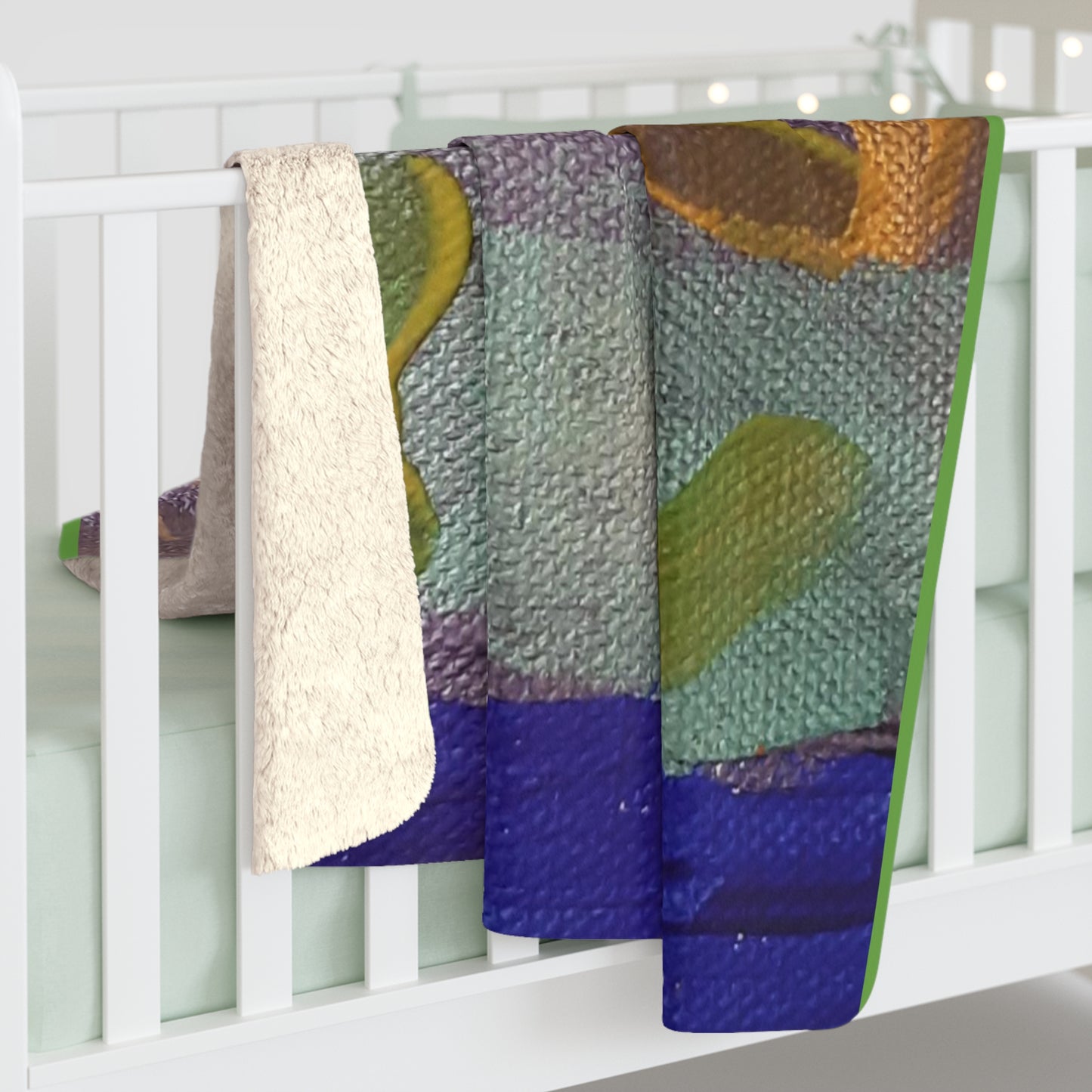 Abstract art Sherpa Fleece Blanket