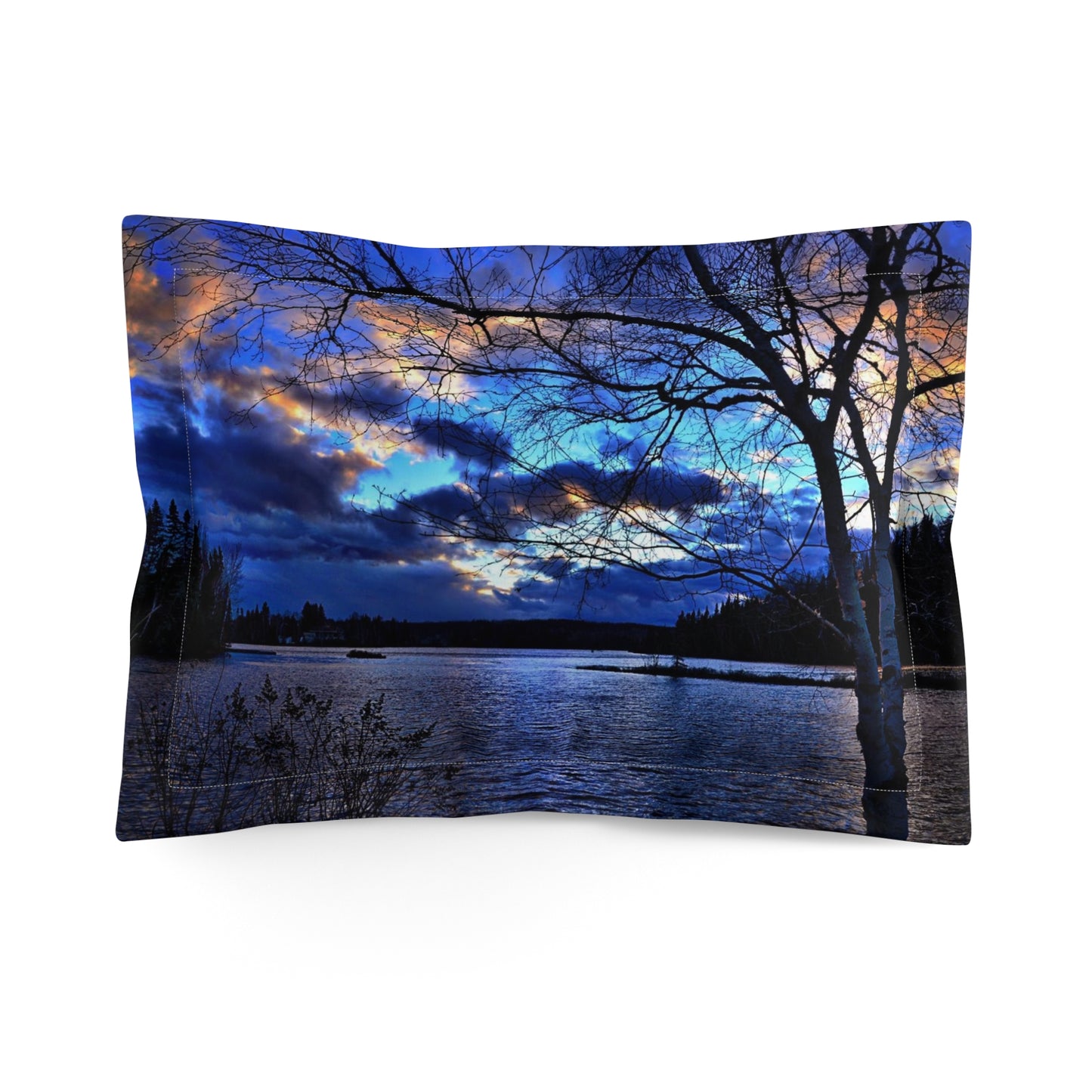 Setting sun Microfiber Pillow Sham