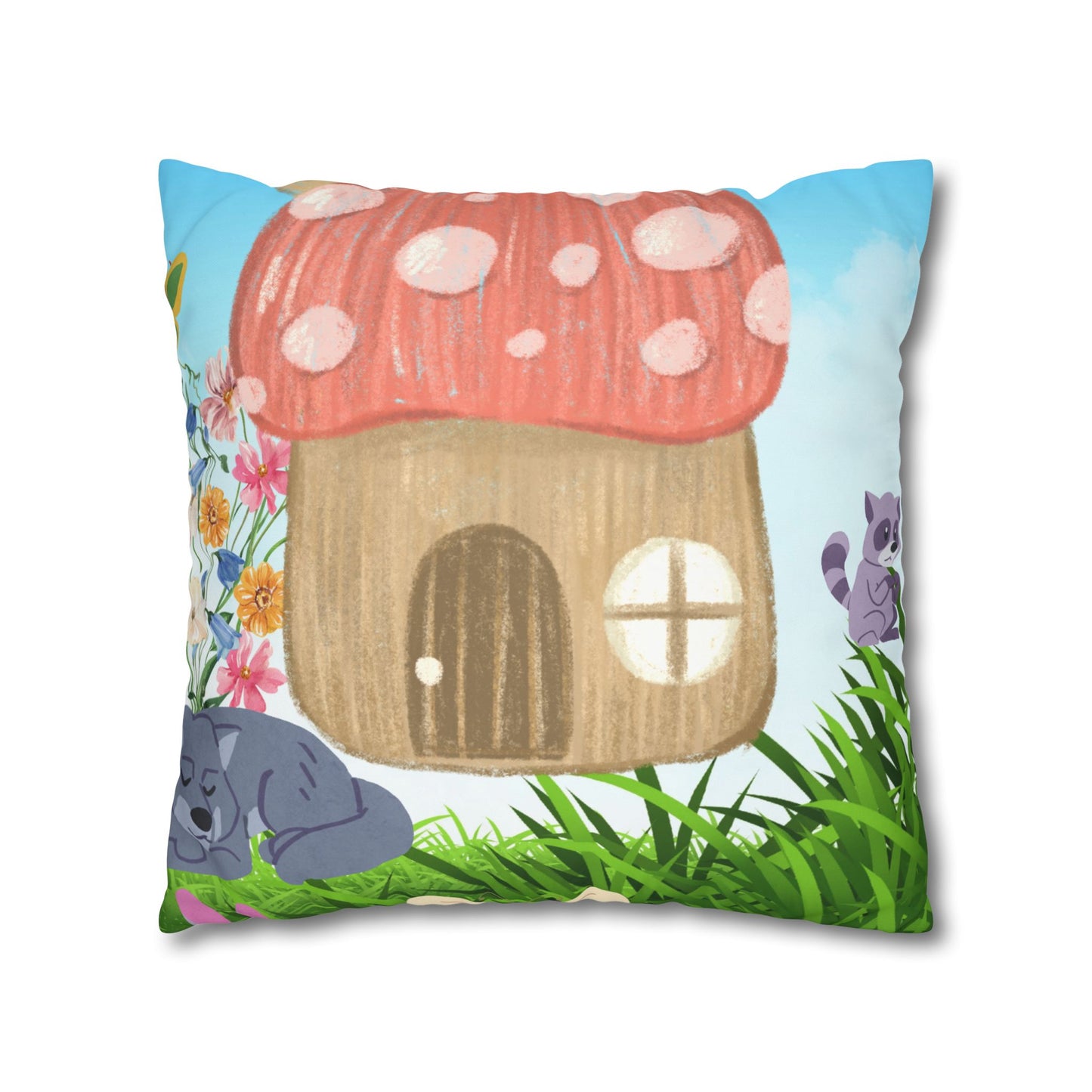 Sumer cottage Spun Polyester Pillowcase