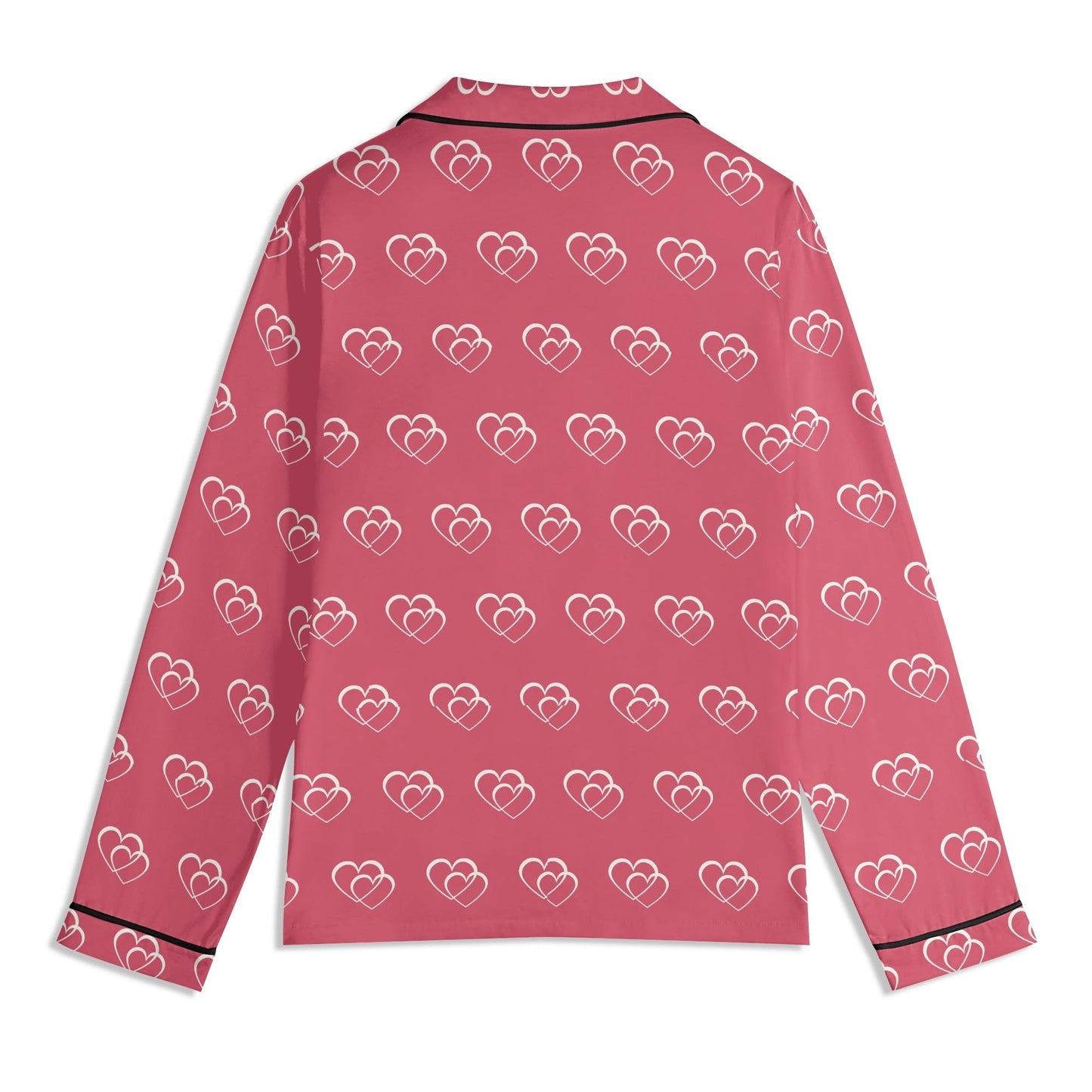 Luxurious Hearts Cotton Polyester Adult Pajamas