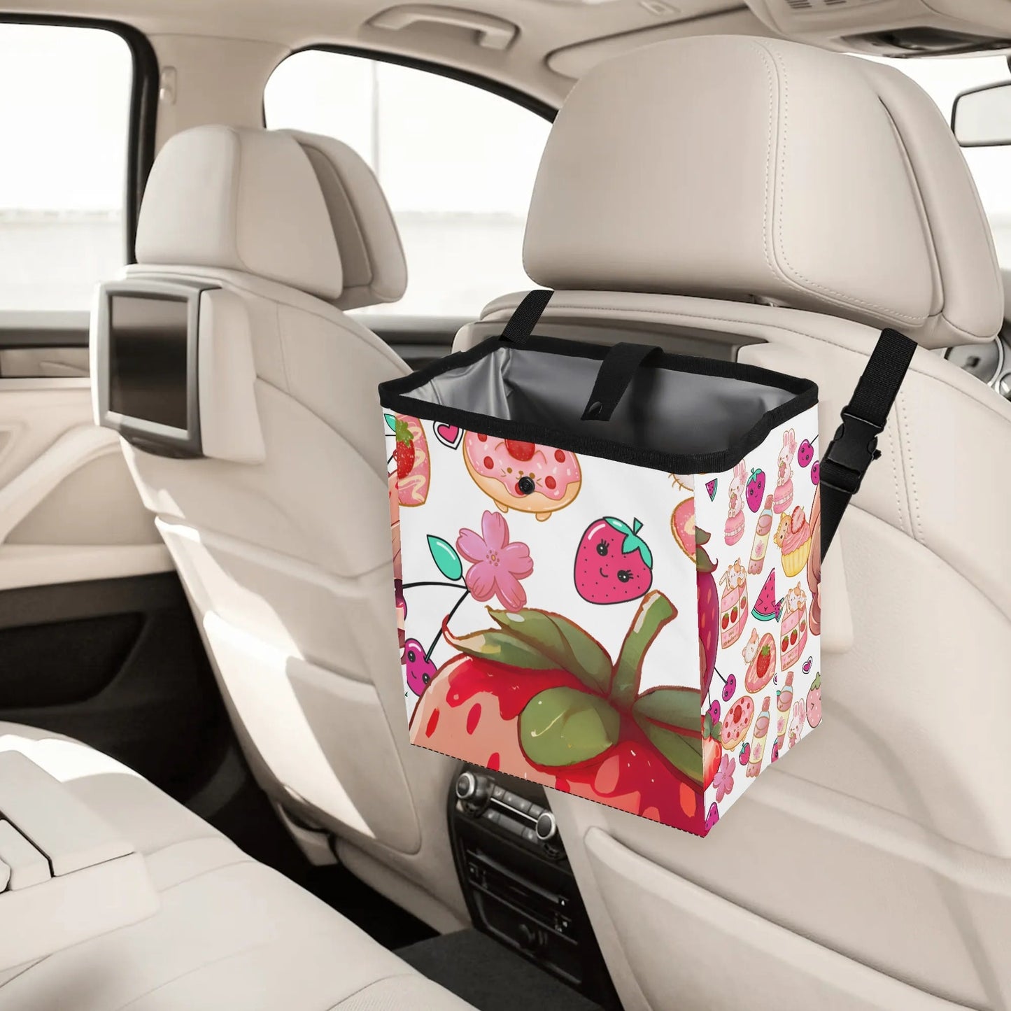 300D Hanging Storage Trash Car Organizer Bag