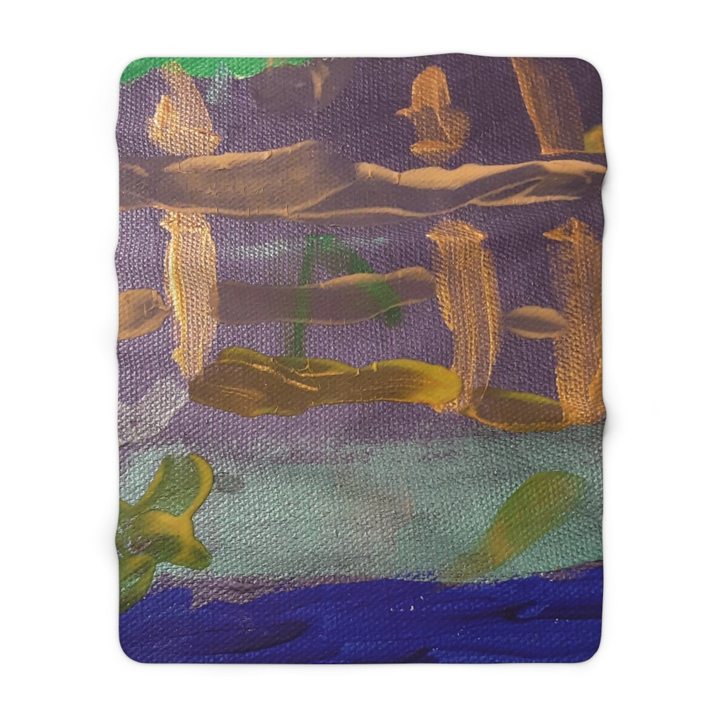 Abstract art Sherpa Fleece Blanket