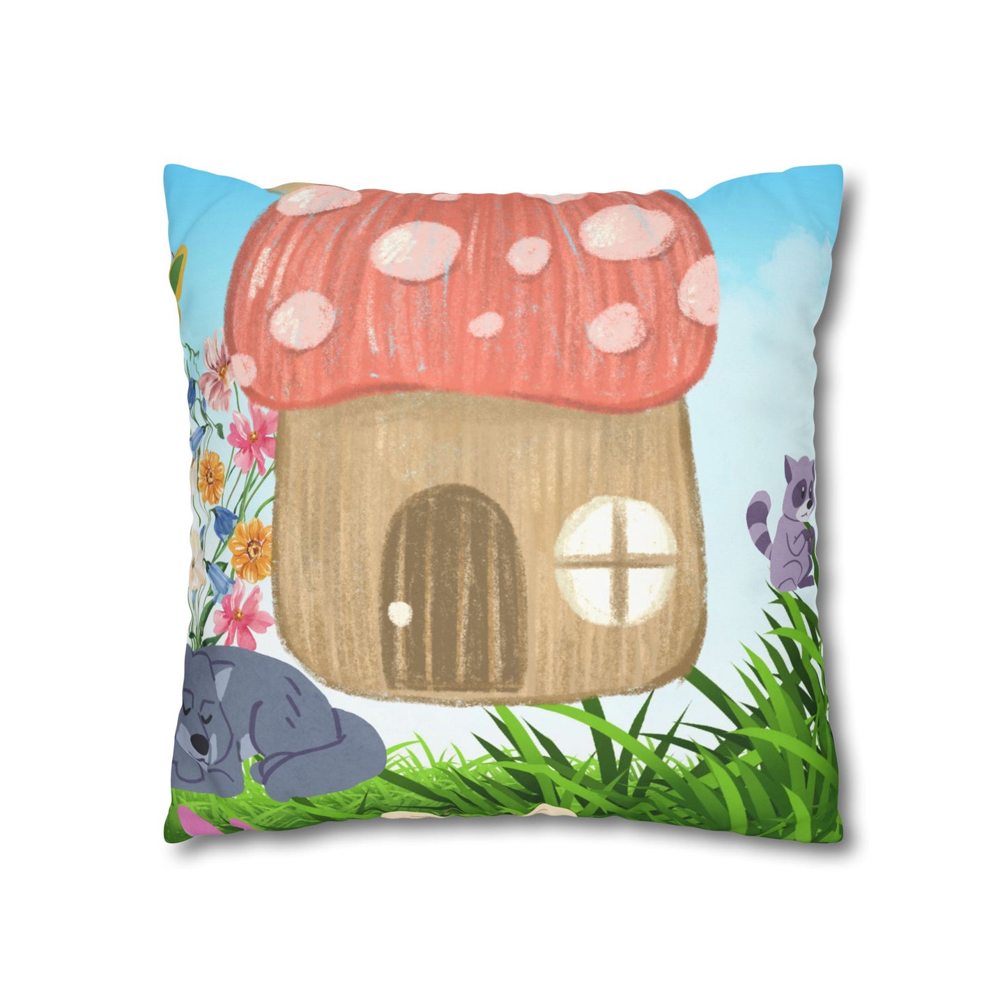 Sumer cottage Spun Polyester Pillowcase