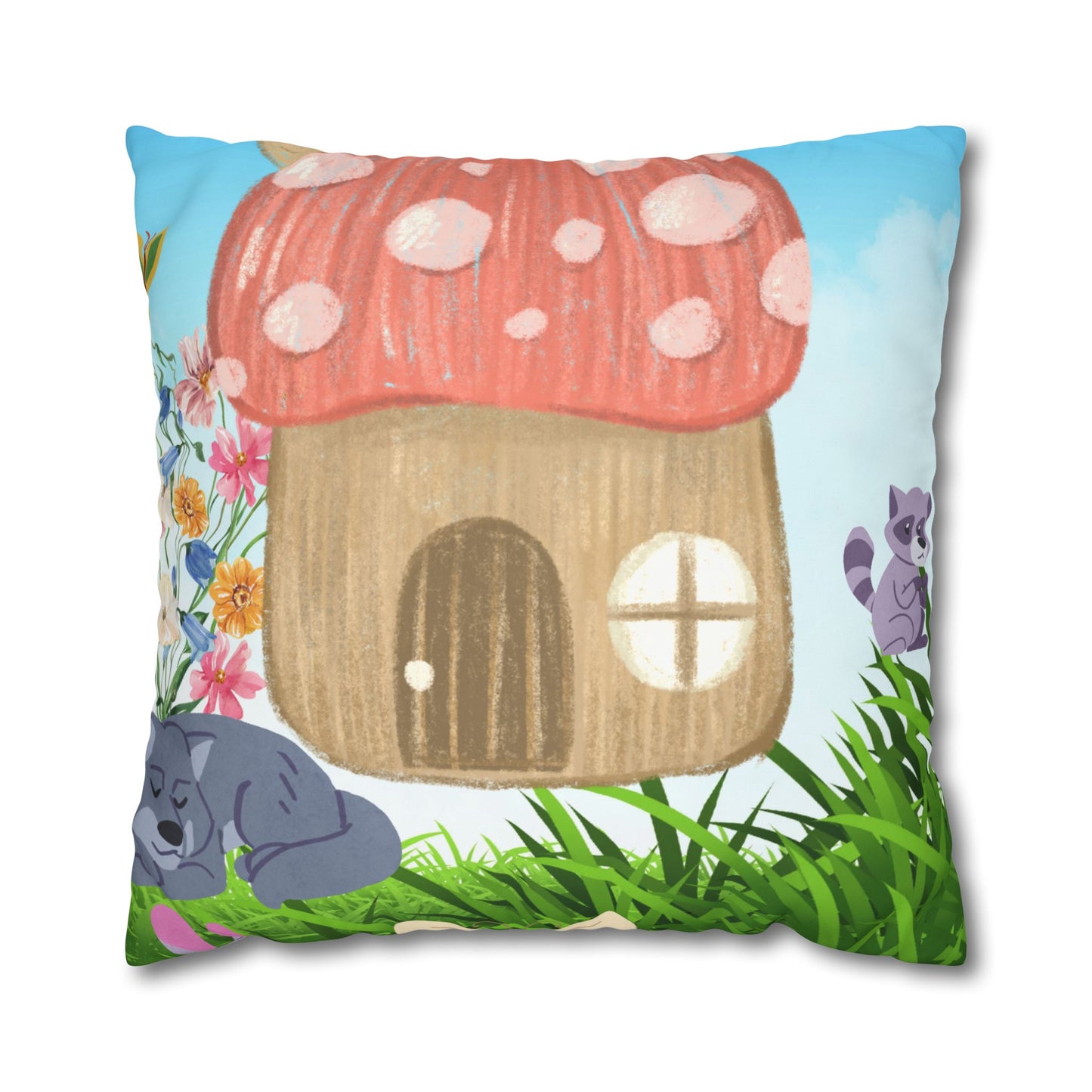 Sumer cottage Spun Polyester Pillowcase