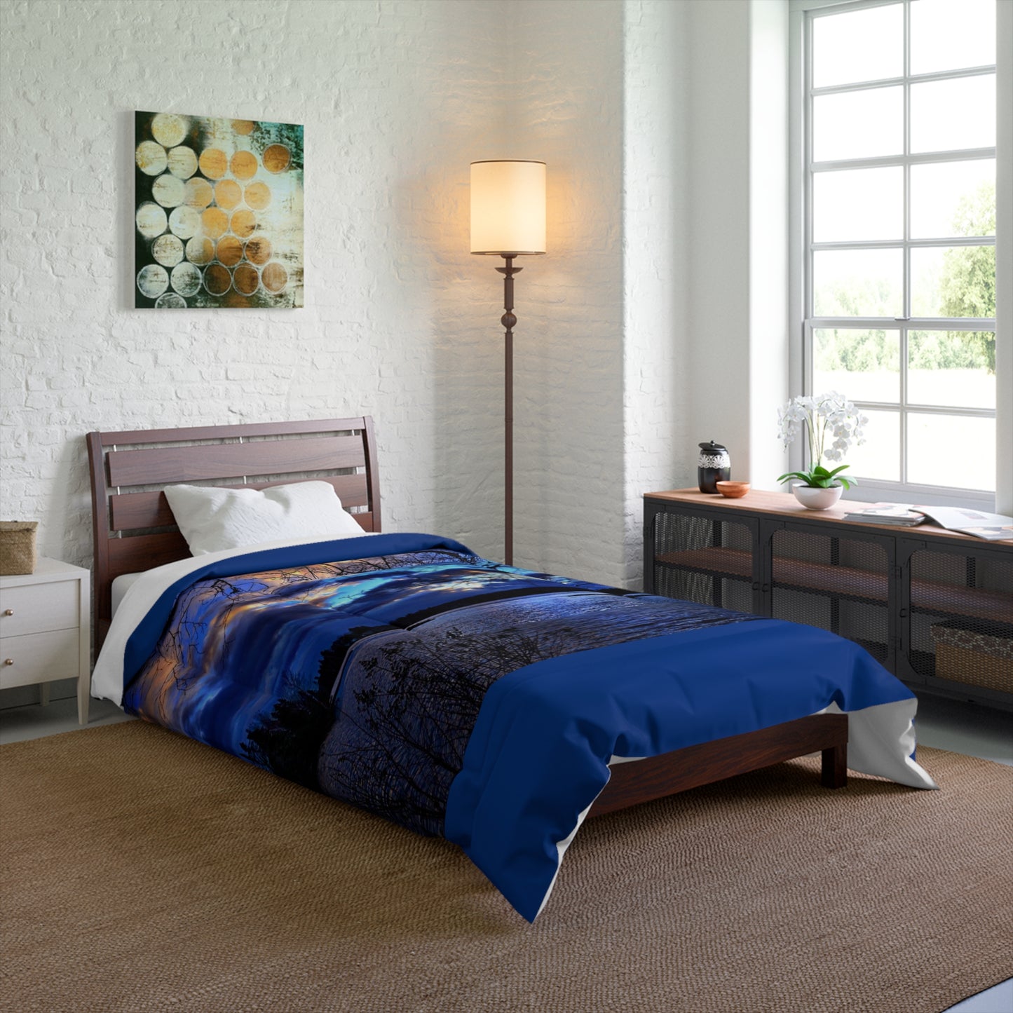 Setting sun Comforter