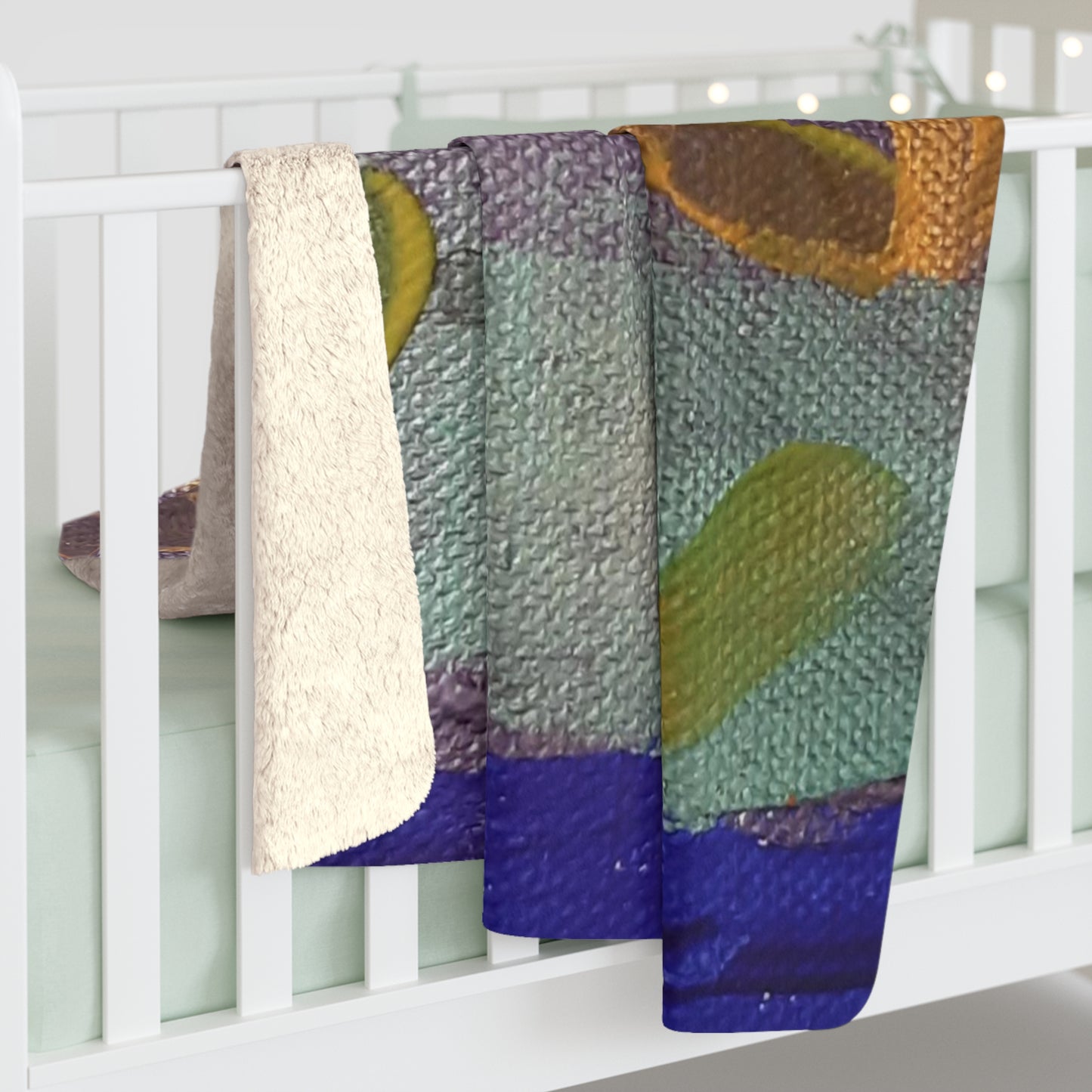 Abstract art Sherpa Fleece Blanket