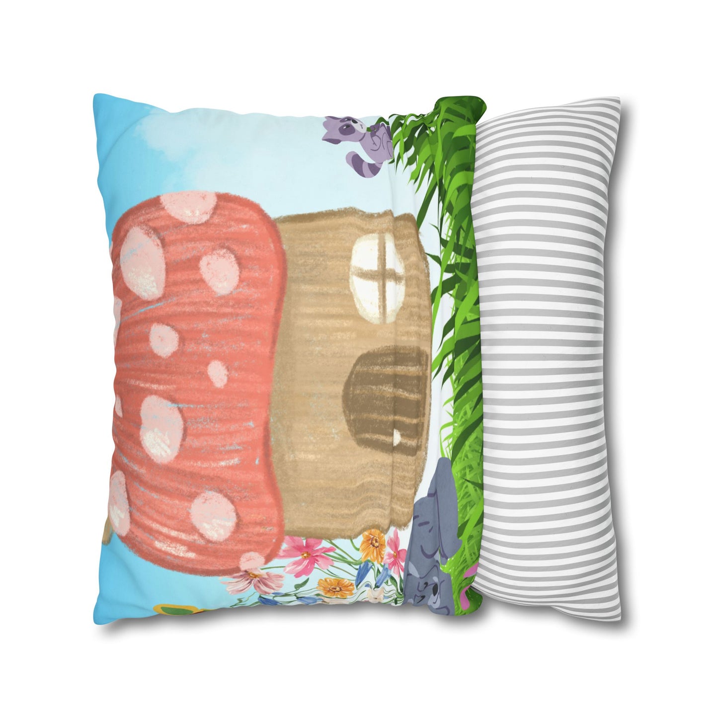 Sumer cottage Spun Polyester Pillowcase