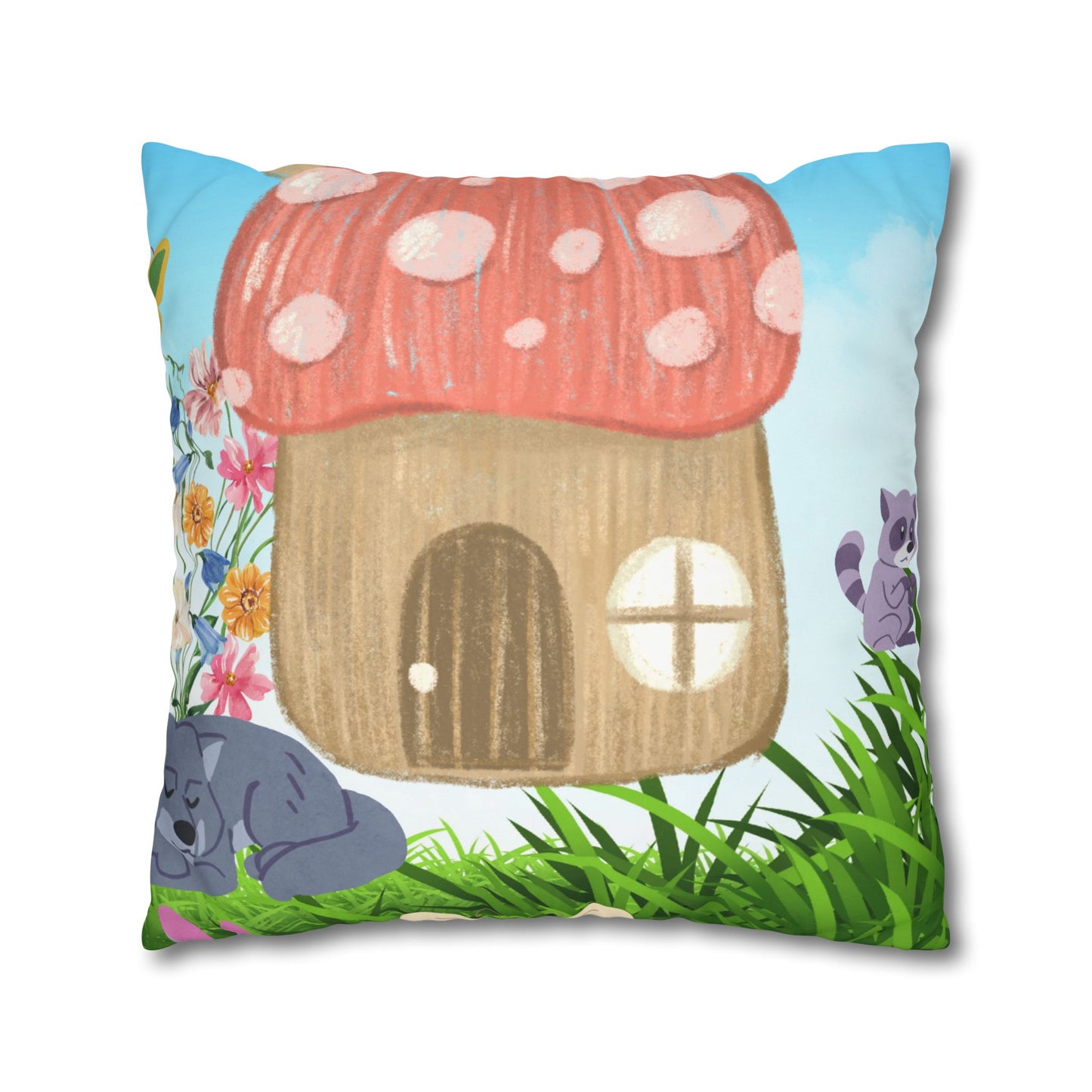 Sumer cottage Spun Polyester Pillowcase