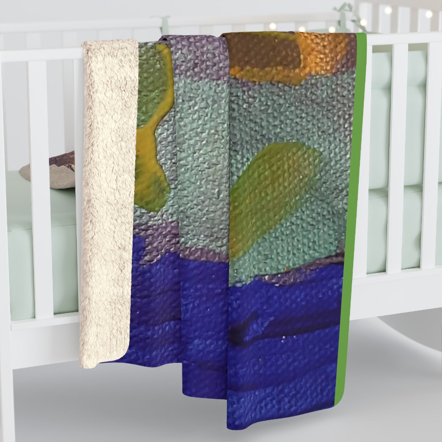 Abstract art Sherpa Fleece Blanket
