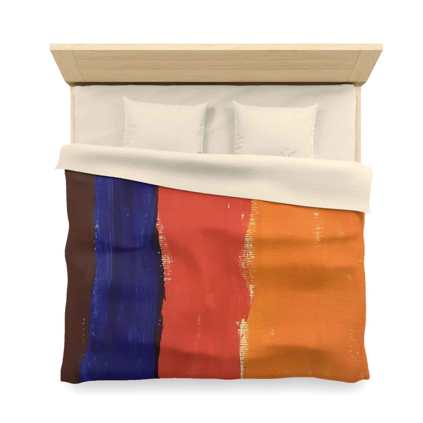 Painted lines Duvet Cover