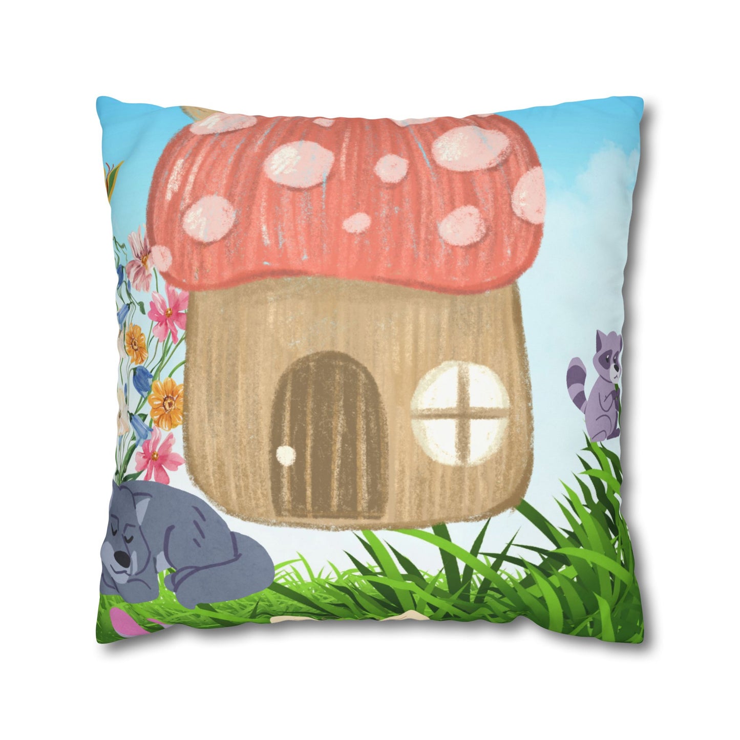 Sumer cottage Spun Polyester Pillowcase