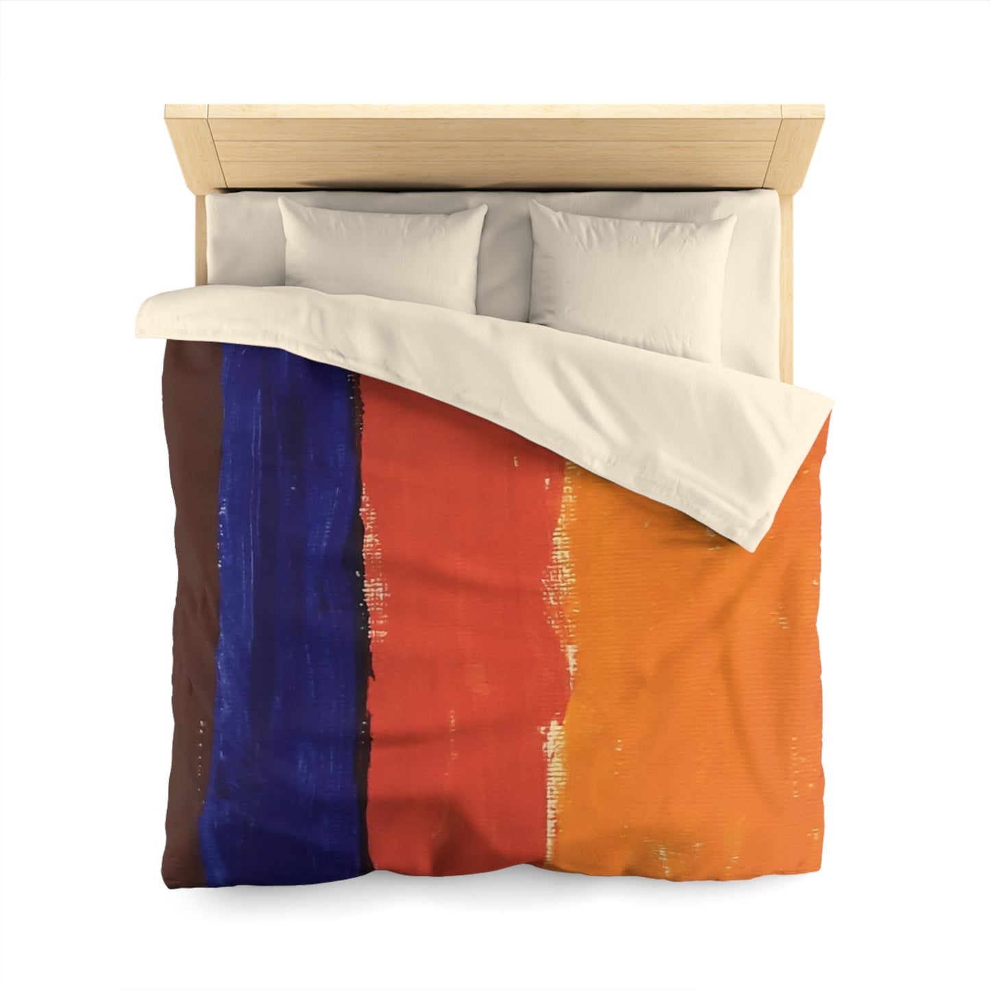 Painted lines Duvet Cover