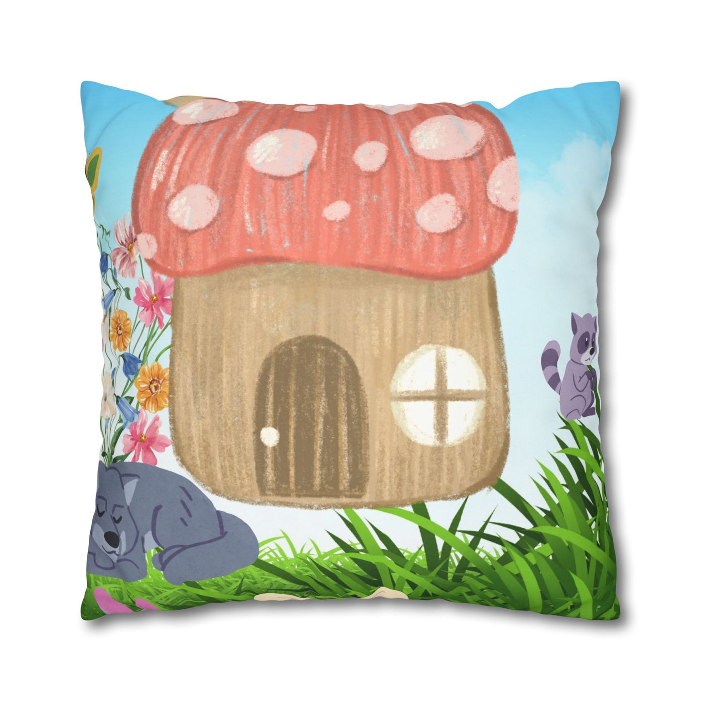 Sumer cottage Spun Polyester Pillowcase