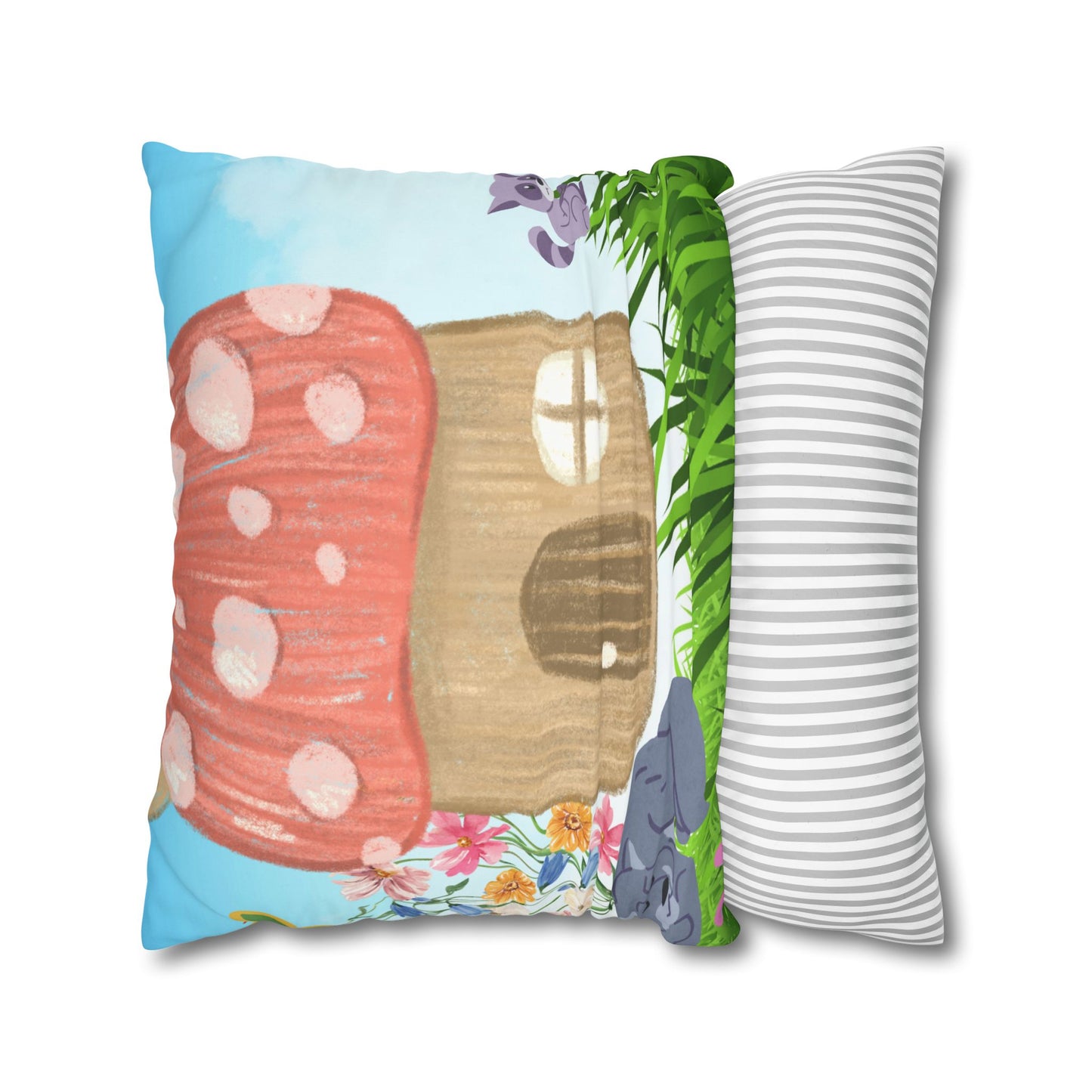 Sumer cottage Spun Polyester Pillowcase