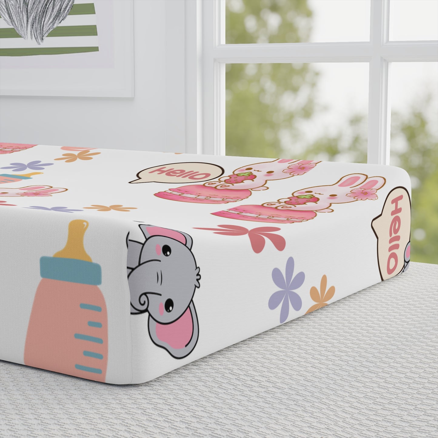 Strawberry baby Lala Baby Changing Pad Cover