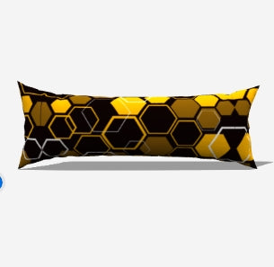 Honeycomb Fleece Body Pillow