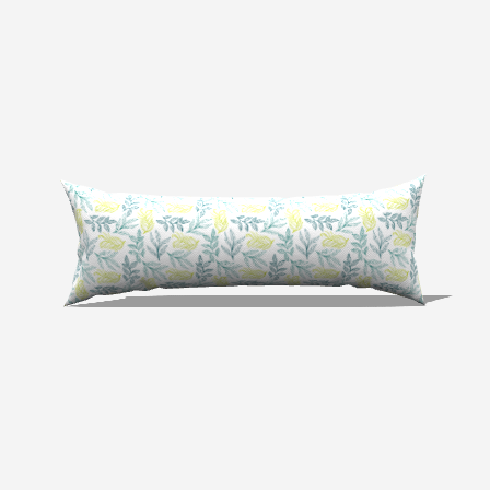 Leafs Fleece Body Pillow