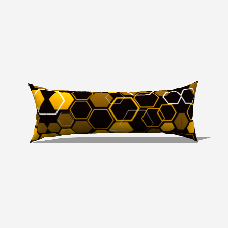 Honeycomb Fleece Body Pillow