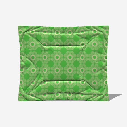 Green floral Microfiber Comforter King