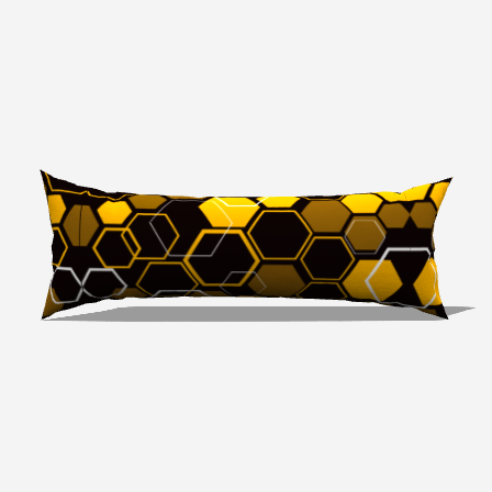 Honeycomb Fleece Body Pillow