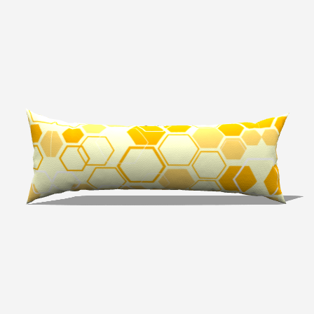 Honeycomb Microfiber Body Pillow