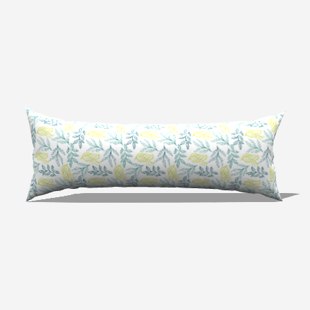 Leafs Fleece Body Pillow
