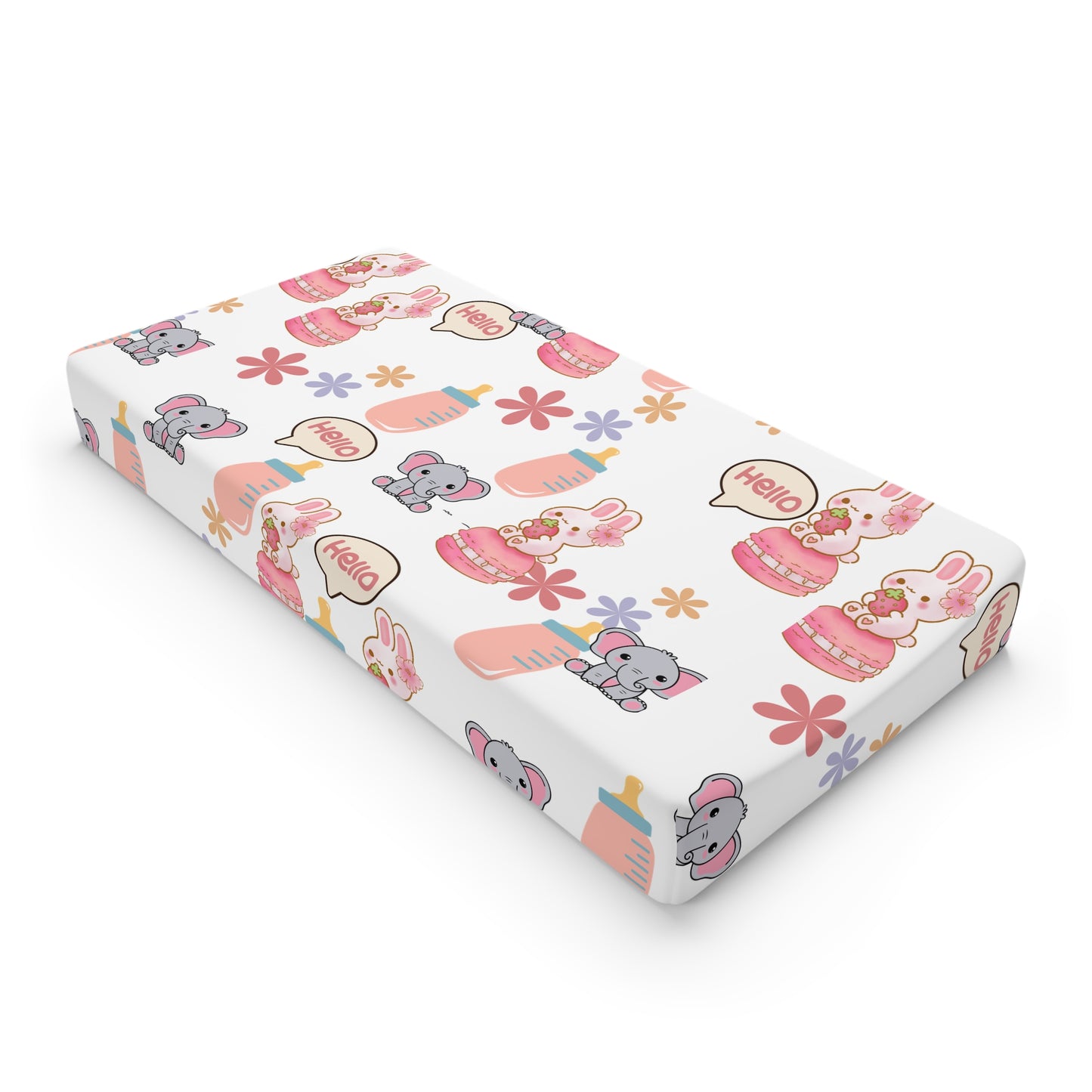 Strawberry baby Lala Baby Changing Pad Cover