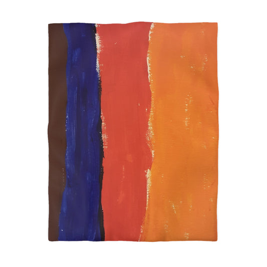 Painted lines Duvet Cover