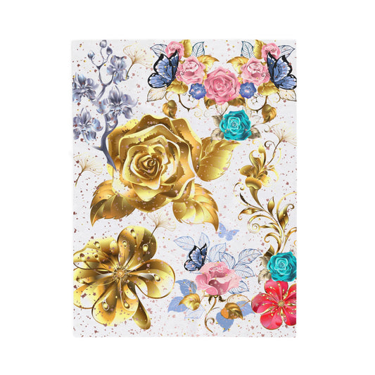 Rose gold Velveteen Plush Blanket