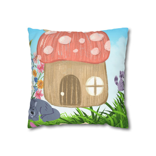 Sumer cottage Spun Polyester Pillowcase