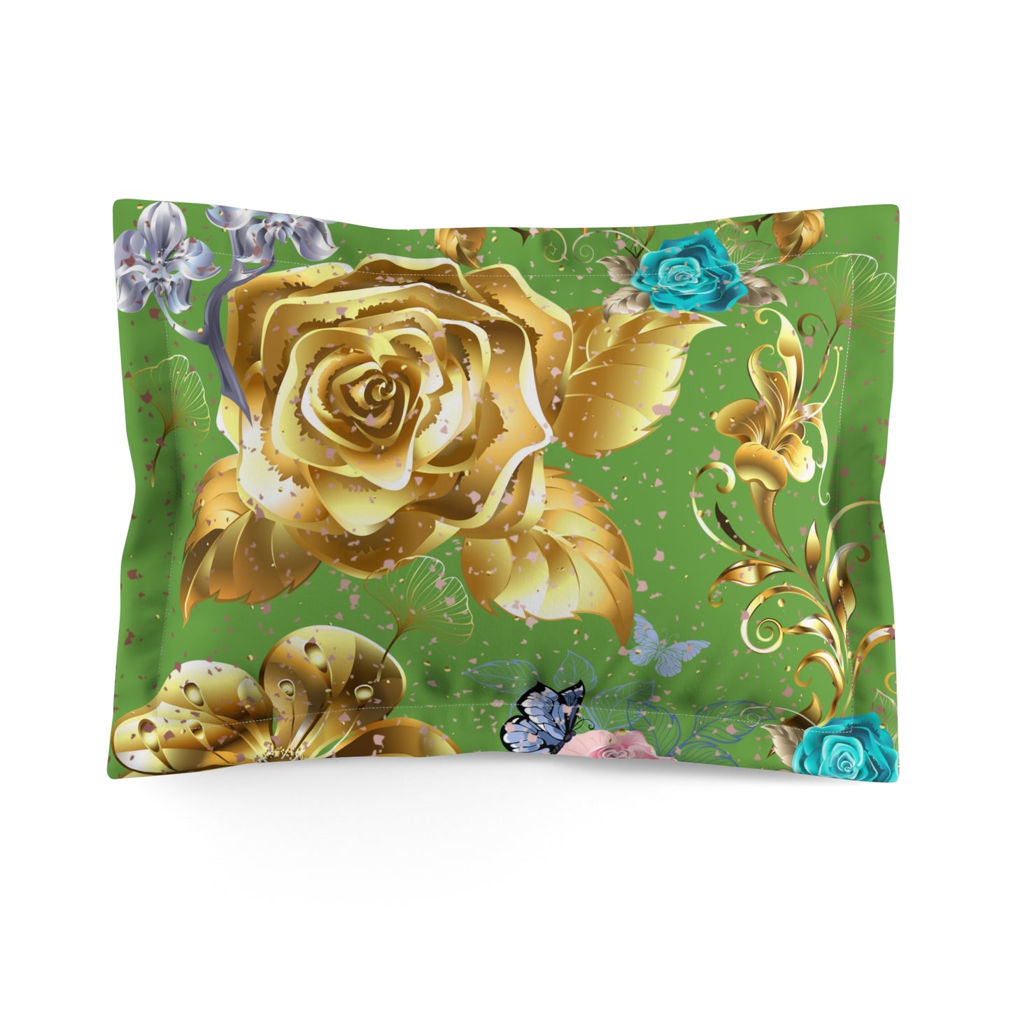 Rose Gold Microfiber Pillow Sham