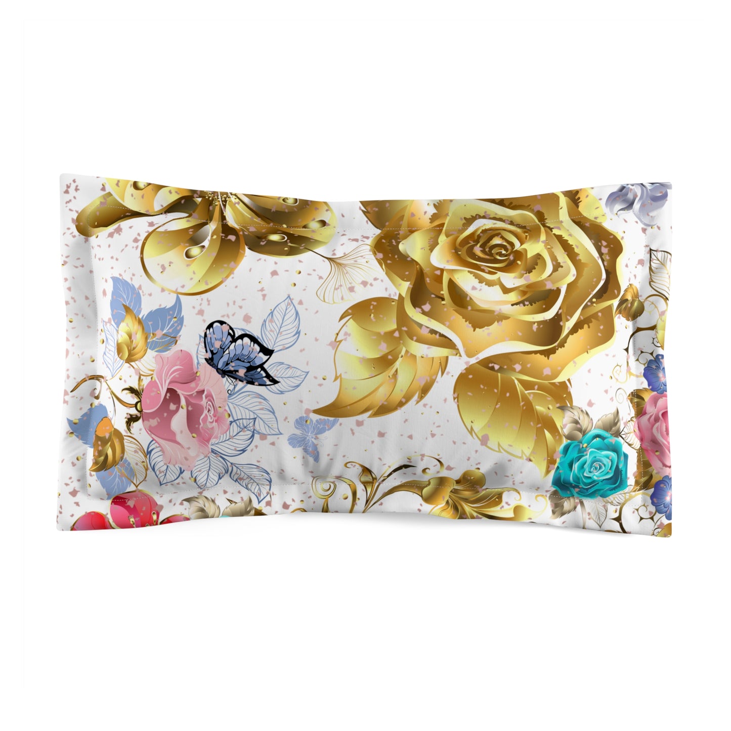 Rose gold Microfiber Pillow Sham