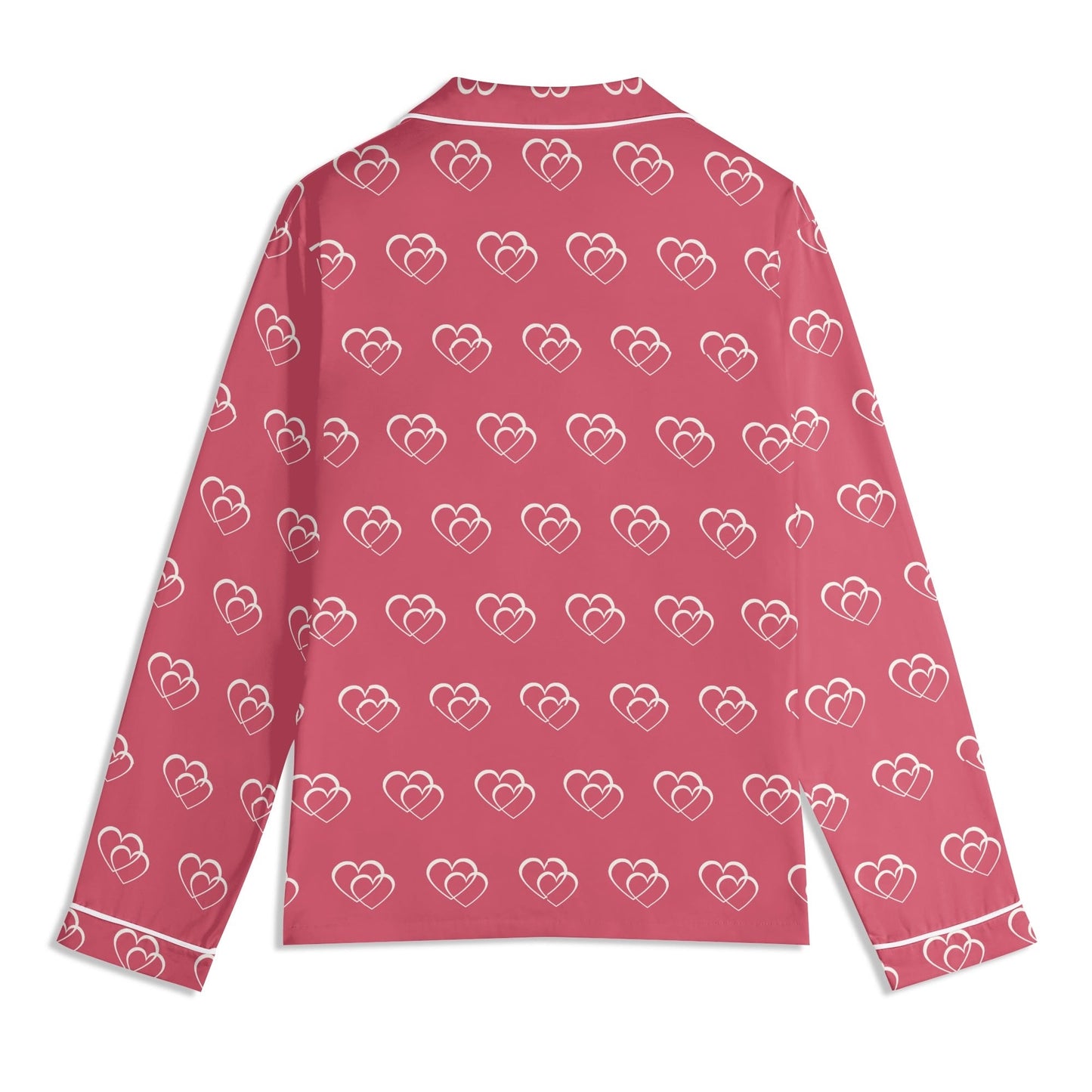 Luxurious Hearts Cotton Polyester Adult Pajamas