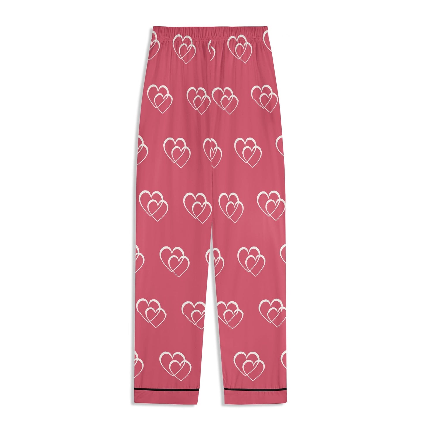 Luxurious Hearts Cotton Polyester Adult Pajamas