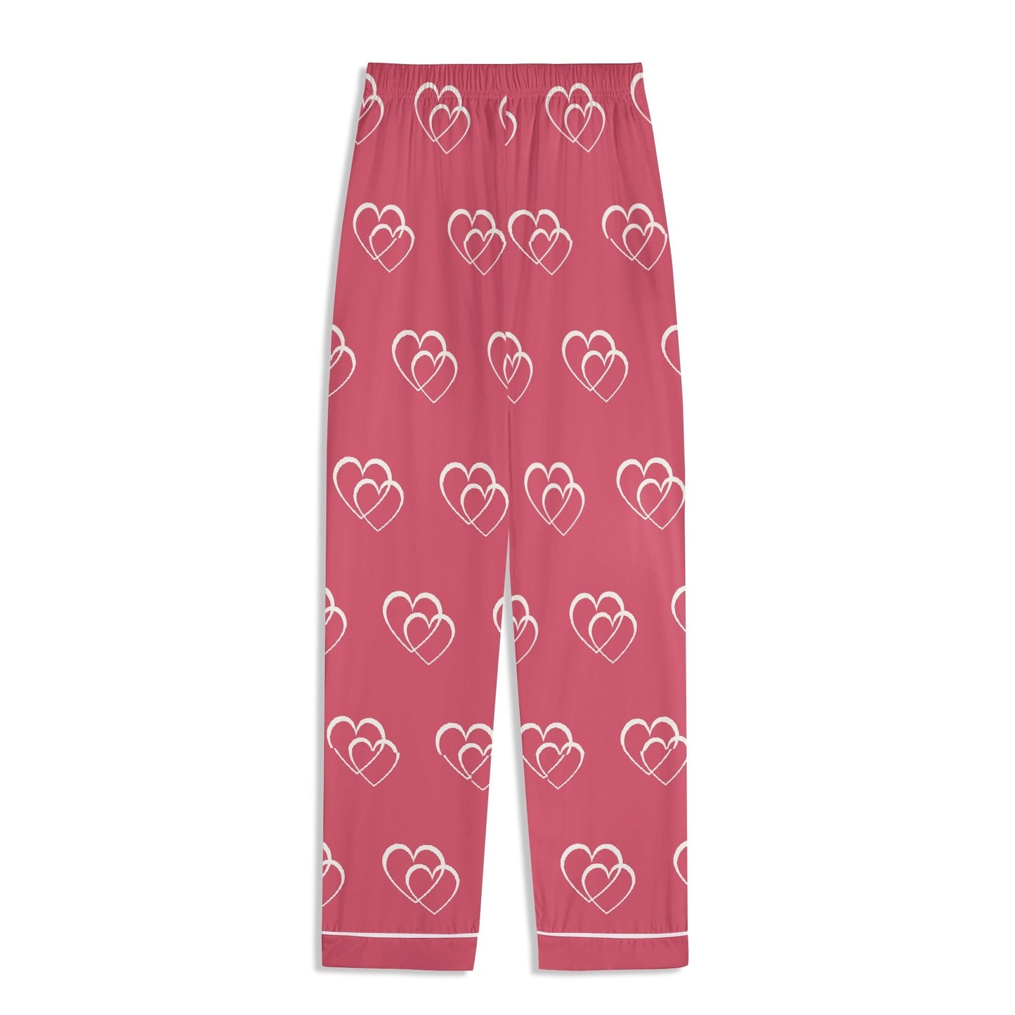 Luxurious Hearts Cotton Polyester Adult Pajamas