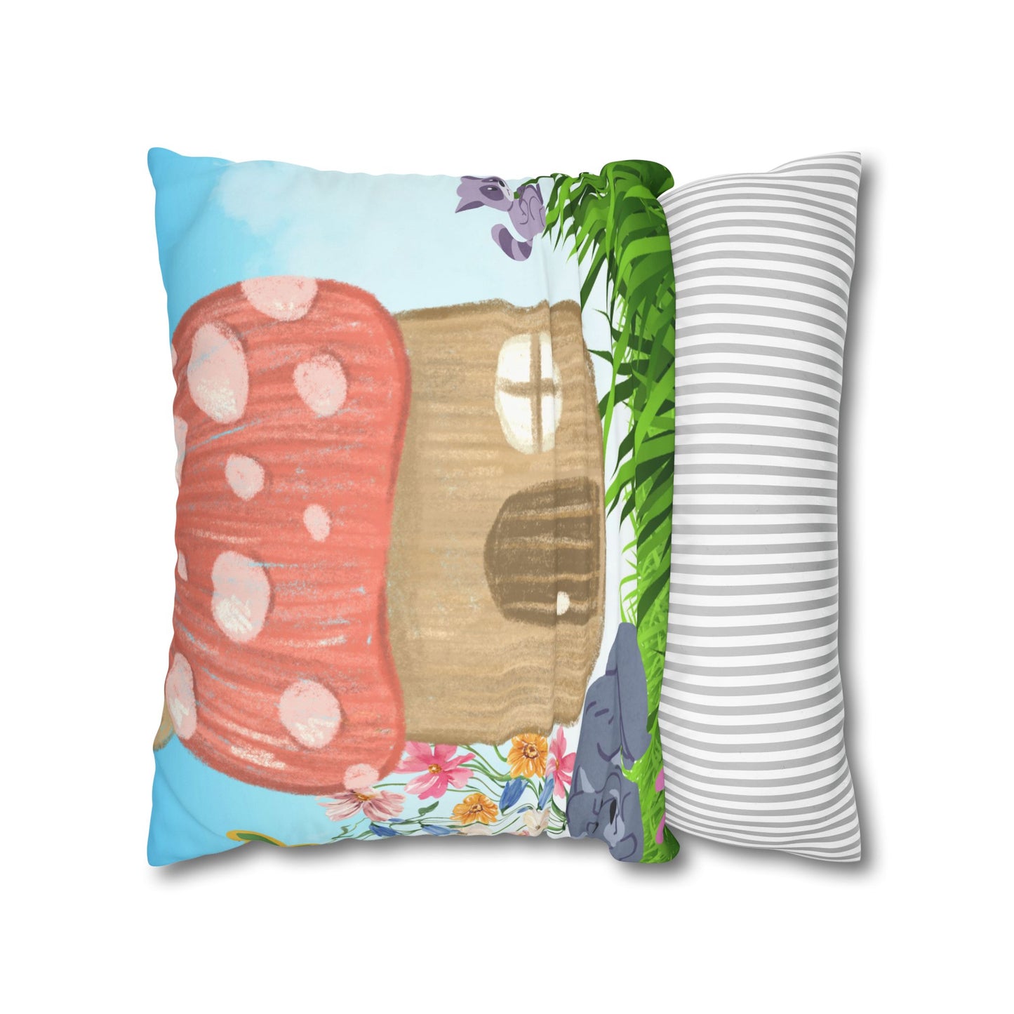 Sumer cottage Spun Polyester Pillowcase