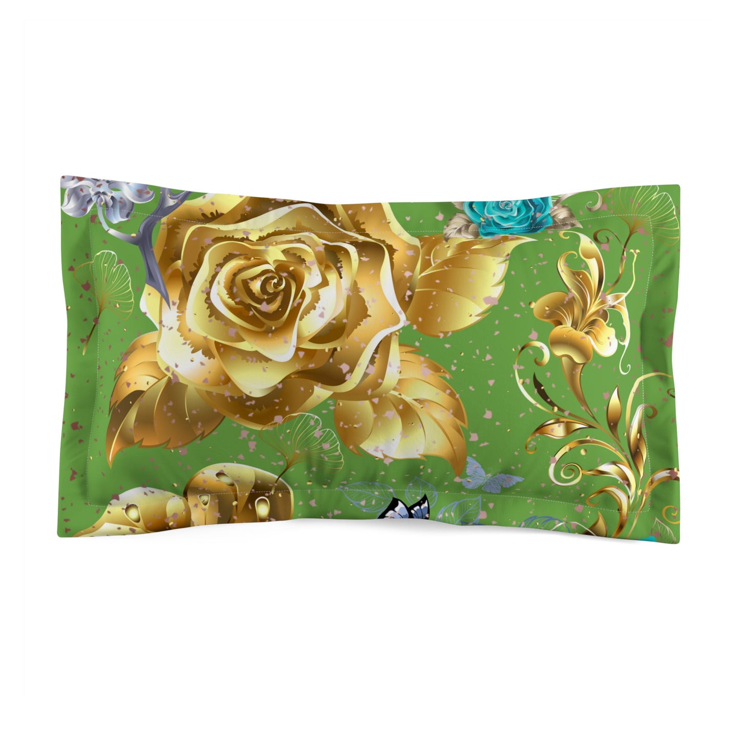 Rose Gold Microfiber Pillow Sham