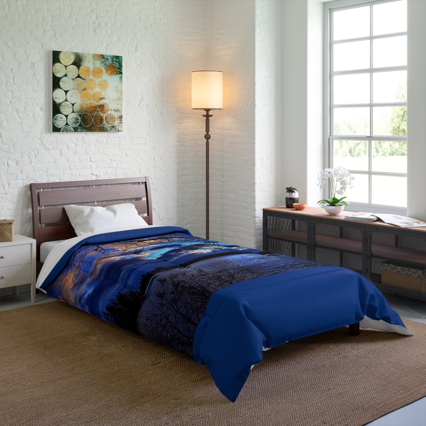Setting sun Comforter