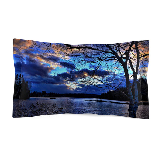 Setting sun Microfiber Pillow Sham