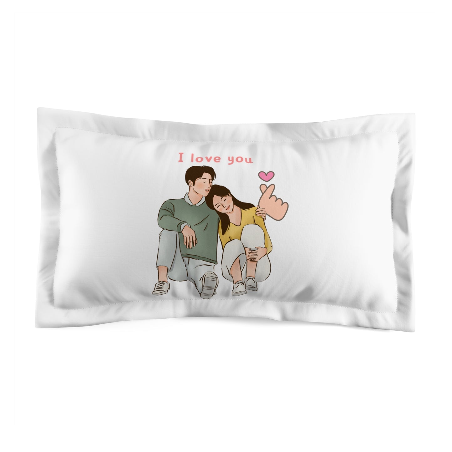 Love U Microfiber Pillow Sham
