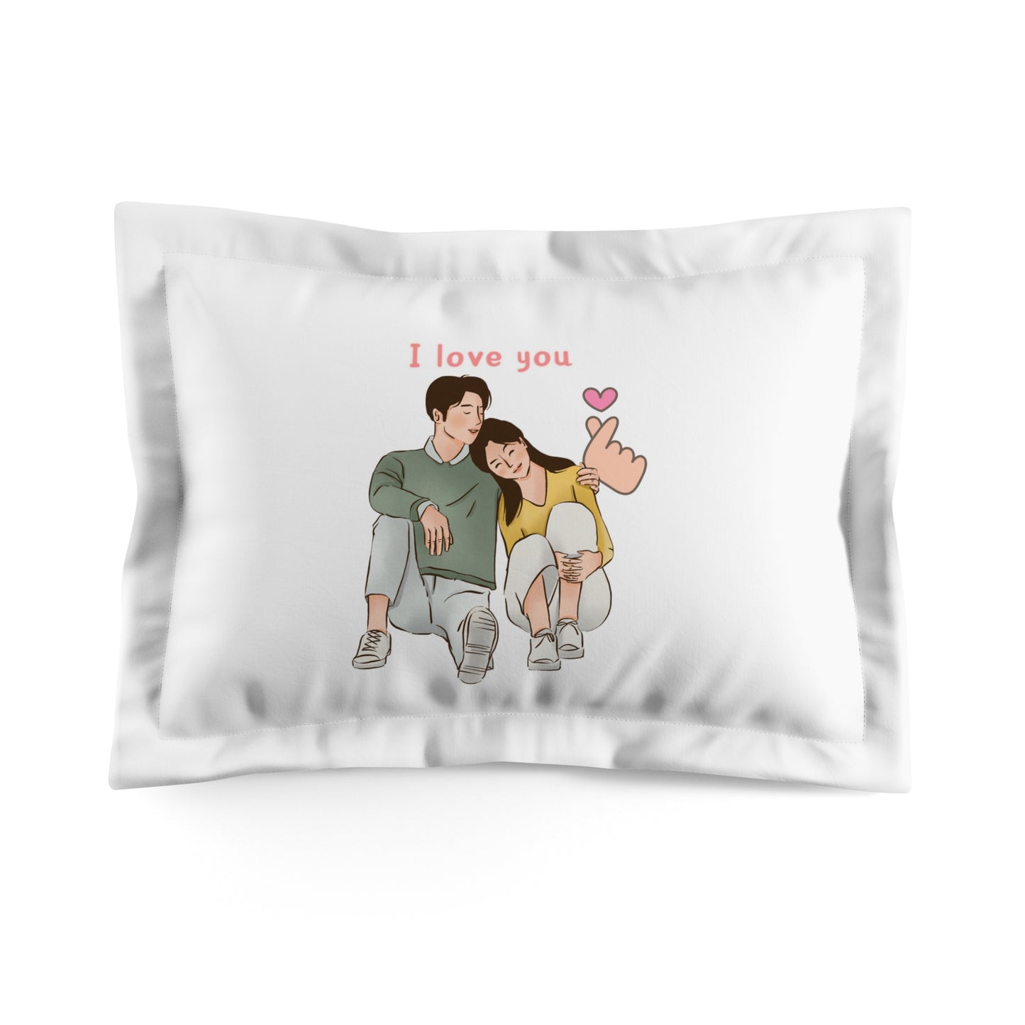 Love U Microfiber Pillow Sham