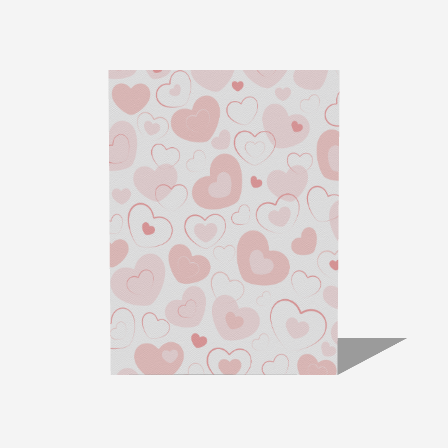 Hearts print Arctic Pro Fleece Blanket - 60" x 80"