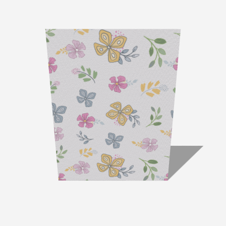 Floral Coral Fleece Blanket - 30" x 40"